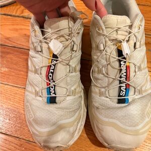 Salomon Cream and White Trail Running Shoes